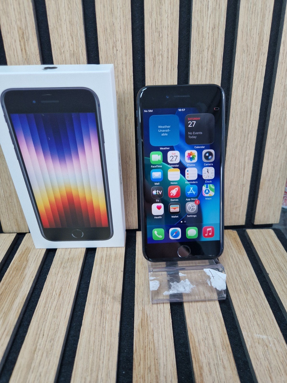 iPhone SE 2022, 128 GB, Zwart, Ophalen of Verzenden, Zo goed als nieuw