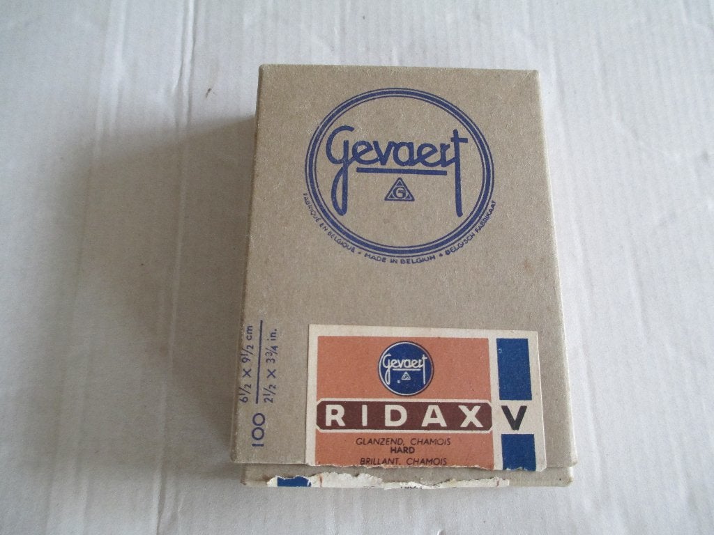 doosje agfa extrarapid-platten en doosje gevaert ridax, Ophalen of Verzenden, Gebruikt, Overige typen