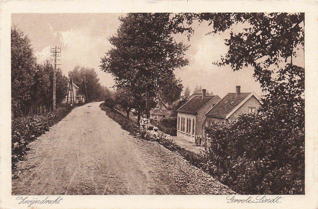 JO1189 Zwijndrecht Groote Lindt ca 1930, Verzamelen, Verzenden, 1920 tot 1940, Ongelopen, Zuid-Holland