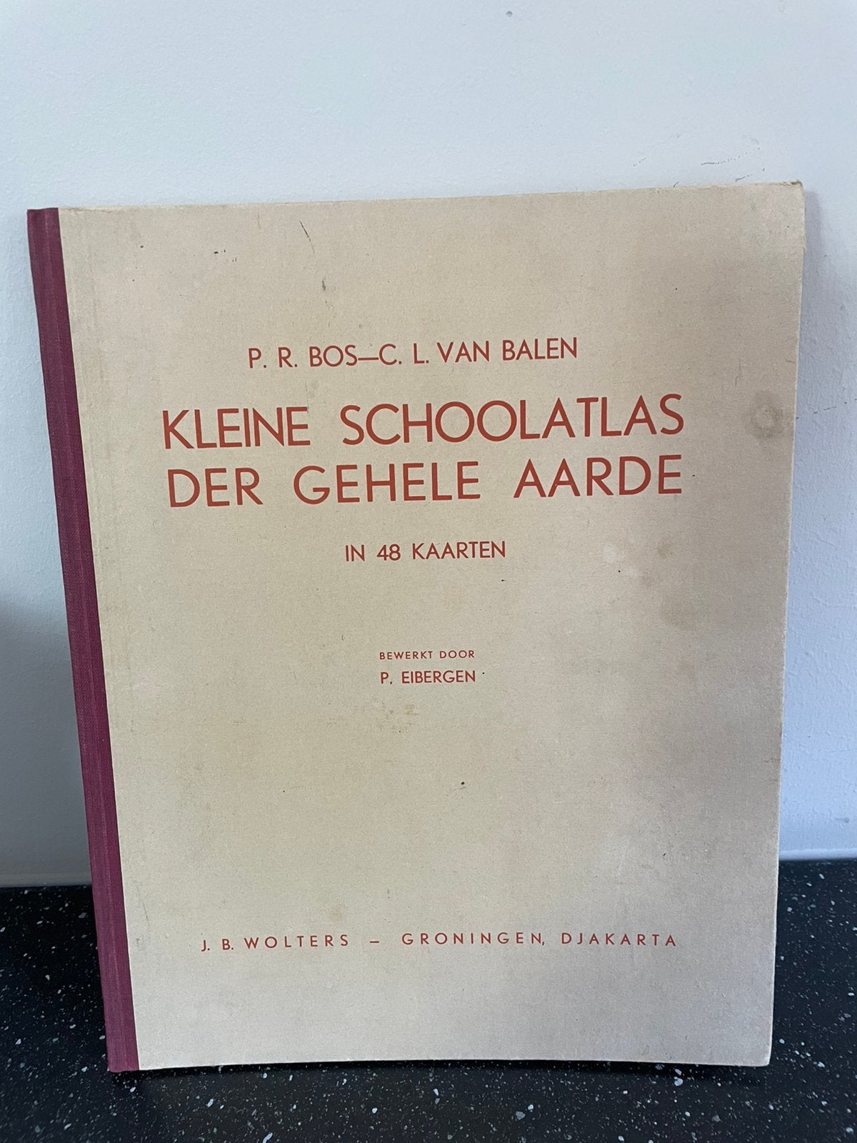 Oude school atlas, Ophalen of Verzenden