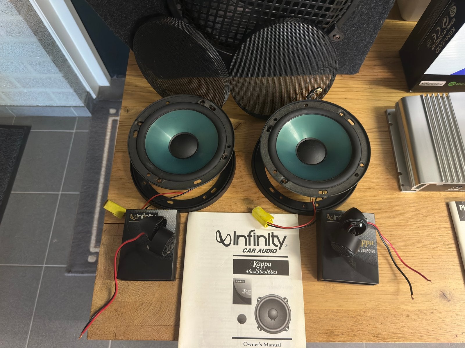 Complete Car Audio Set: Kenwood, Infinity, Philips, GRS, Auto diversen, Ophalen of Verzenden, Gebruikt