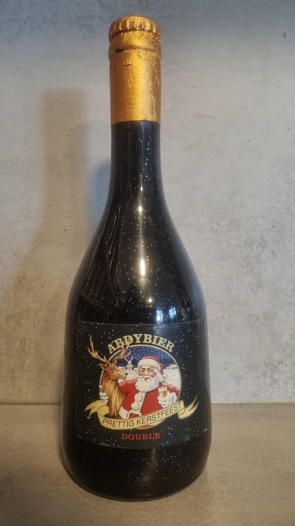 Abdij kerstbier - 50cl - tht '95-'98 - Vruchtengilde , Weert, Ophalen of Verzenden, Glas of Glazen, Overige merken