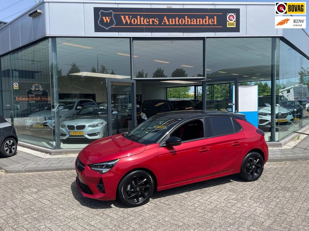 Opel Corsa 1.2 GS Line, Auto's, Opel, Voorwielaandrijving, 101 pk, Gebruikt, Leder en Stof