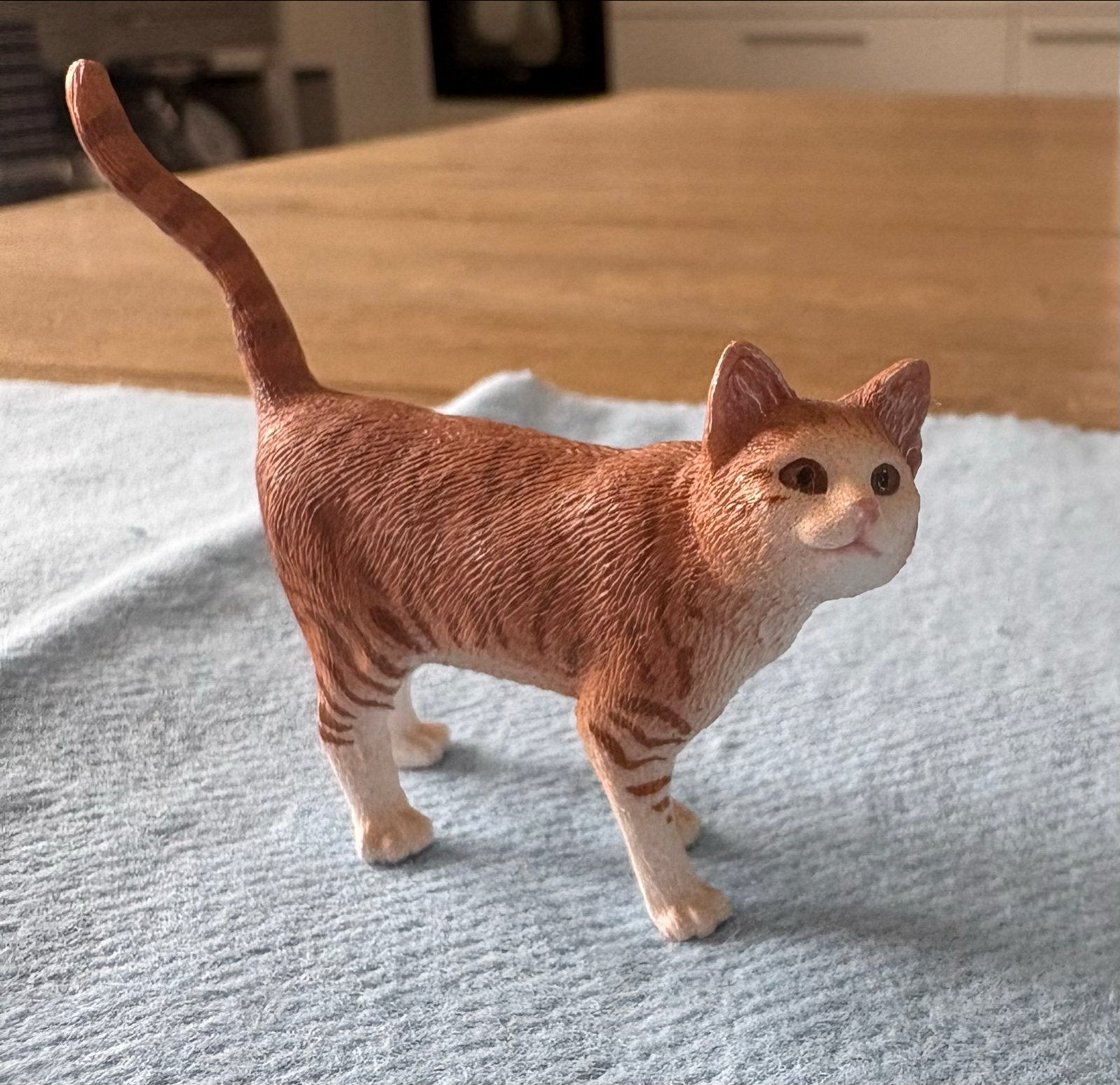 Schleich staande kat 13836, Ophalen of Verzenden, Zo goed als nieuw, Jongen of Meisje