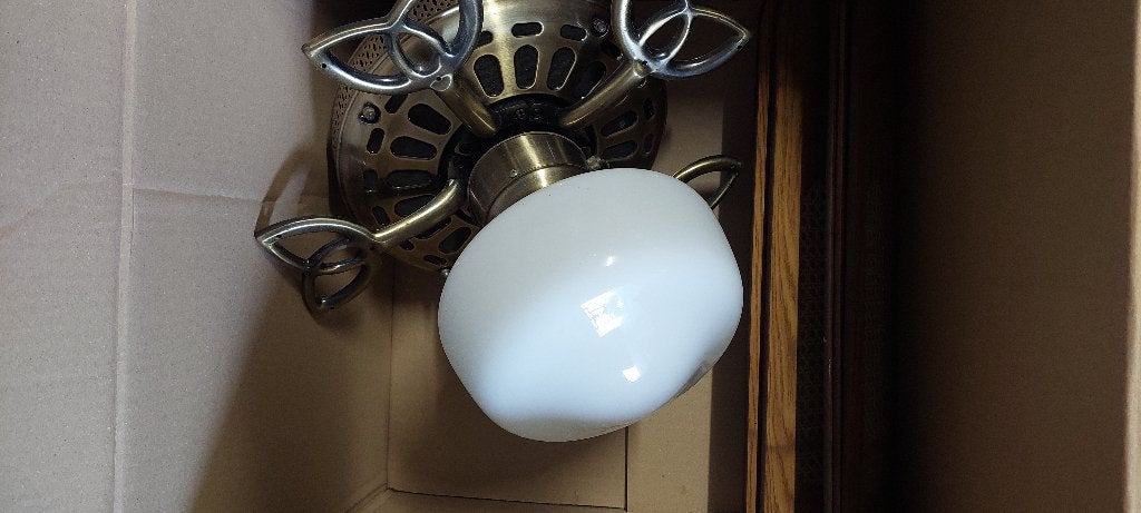 Lamp met ventilator, 80 cm, Hanglamp, Overige fittingen, Ophalen of Verzenden