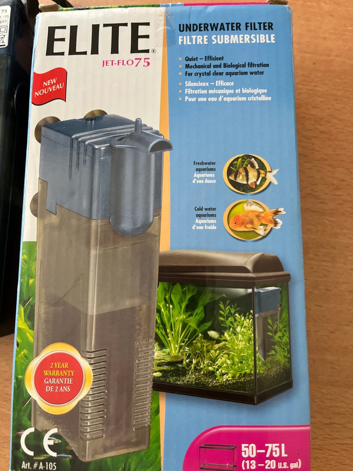Vis tank filter voor 50-75 ltr tank, Dieren en Toebehoren, Ophalen of Verzenden, Gebruikt, Filter, Overige merken