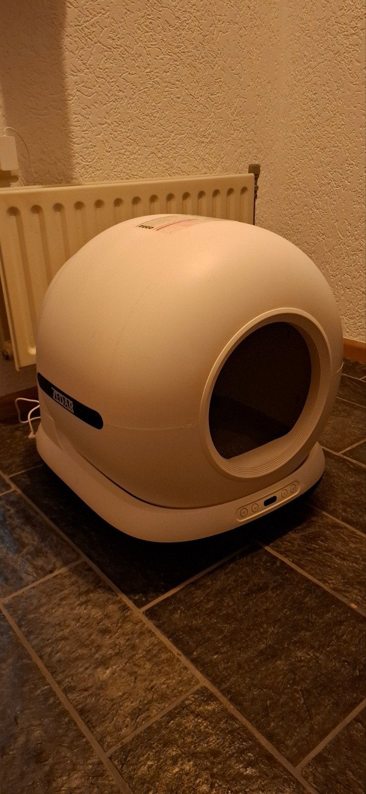 Zelfreinigende kattenbak Zedar K1200 met accessoires, Ophalen of Verzenden, Zelfreinigend, Zo goed als nieuw, Gesloten