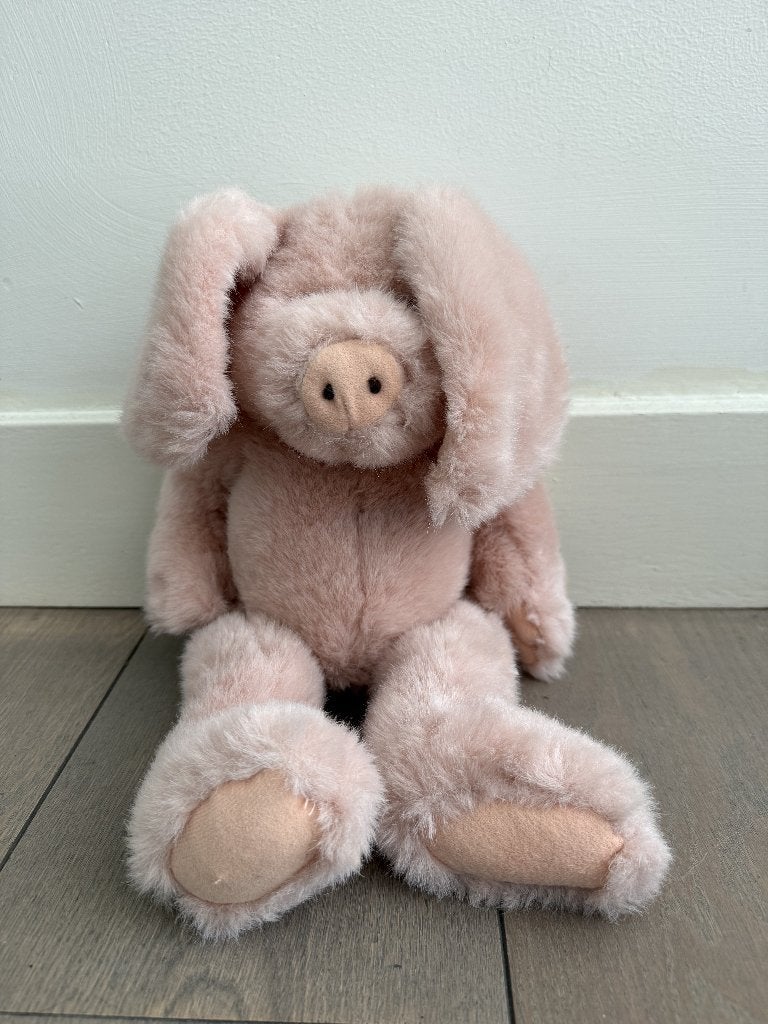 Vintage Rosie O' Pigg pluche knuffelvarken van Boyds Bears, Ophalen of Verzenden, Zo goed als nieuw, Overige typen