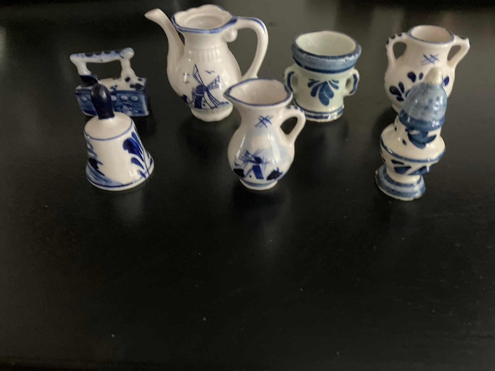 Delfts Blauw Miniatuur Servies Set - 7 Stuks, Ophalen of Verzenden