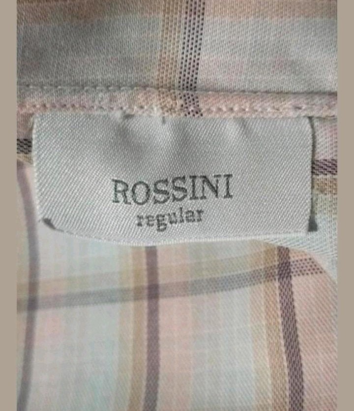 Designer -rossini regular- overhemd van Ermenegildo Zegna, Verzenden, Zo goed als nieuw, Overige kleuren, Halswijdte 39/40 (M)