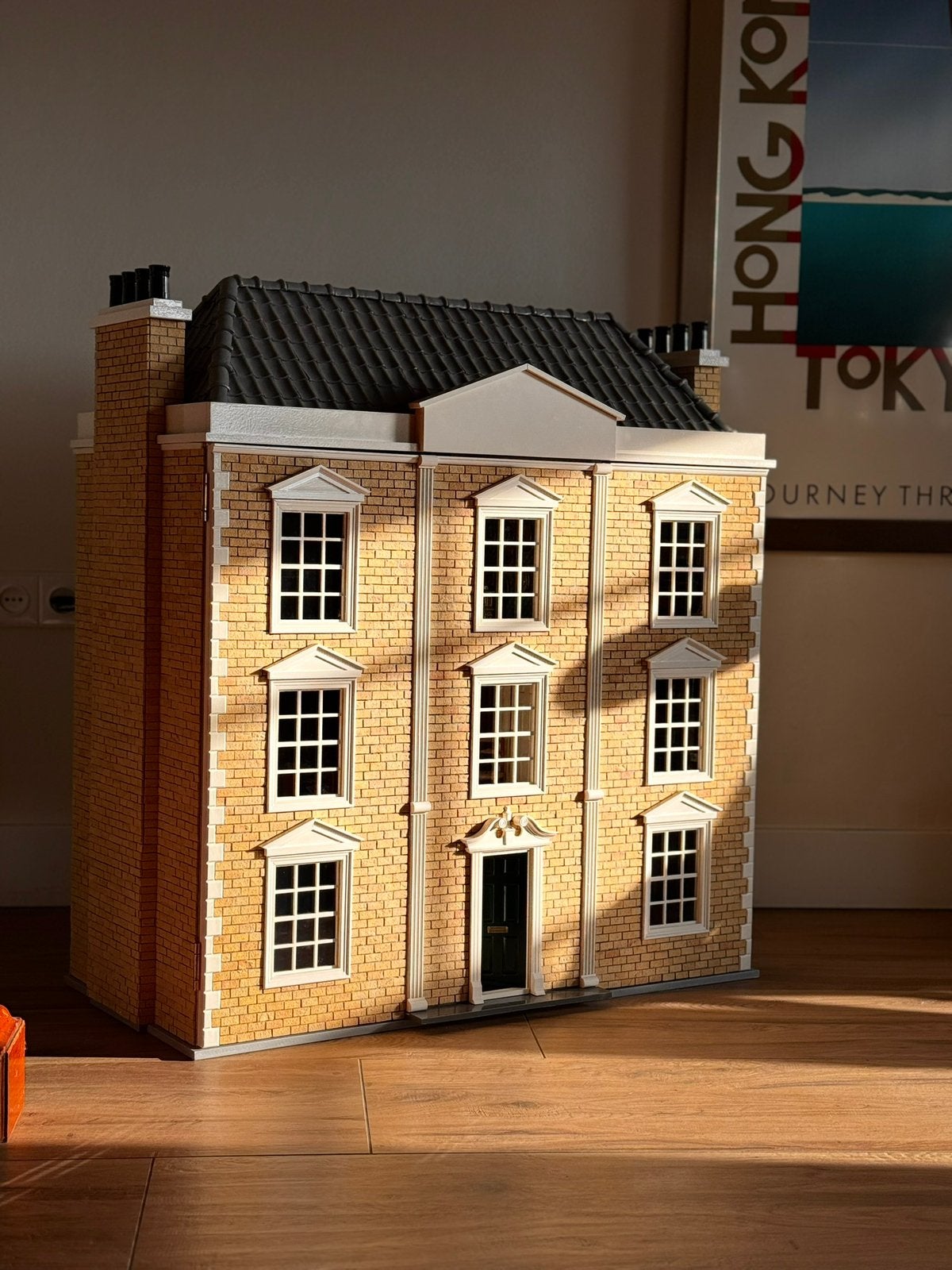 1:12 compleet poppenhuis, Verzamelen, Ophalen of Verzenden