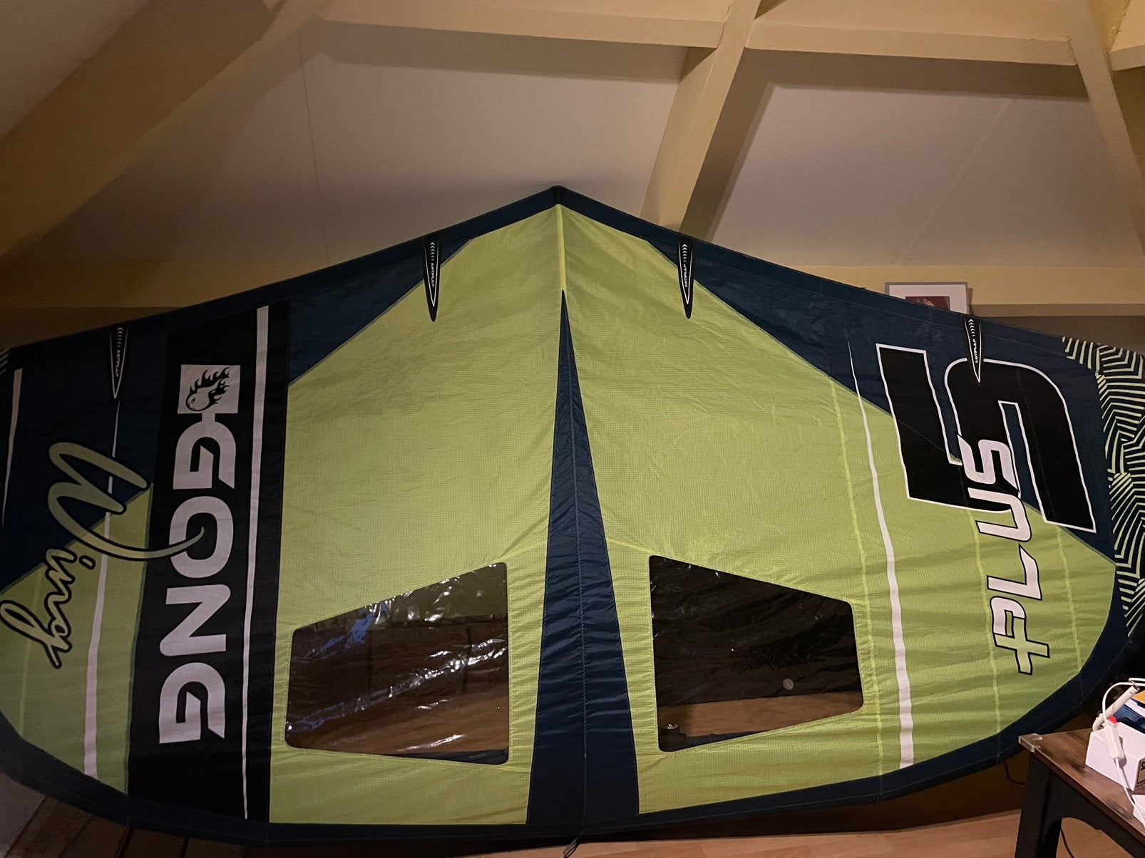 Gong Wing V2 Plus - 5M Wingfoil, Overige merken, 5 tot 6.5 m², Ophalen of Verzenden, Zo goed als nieuw
