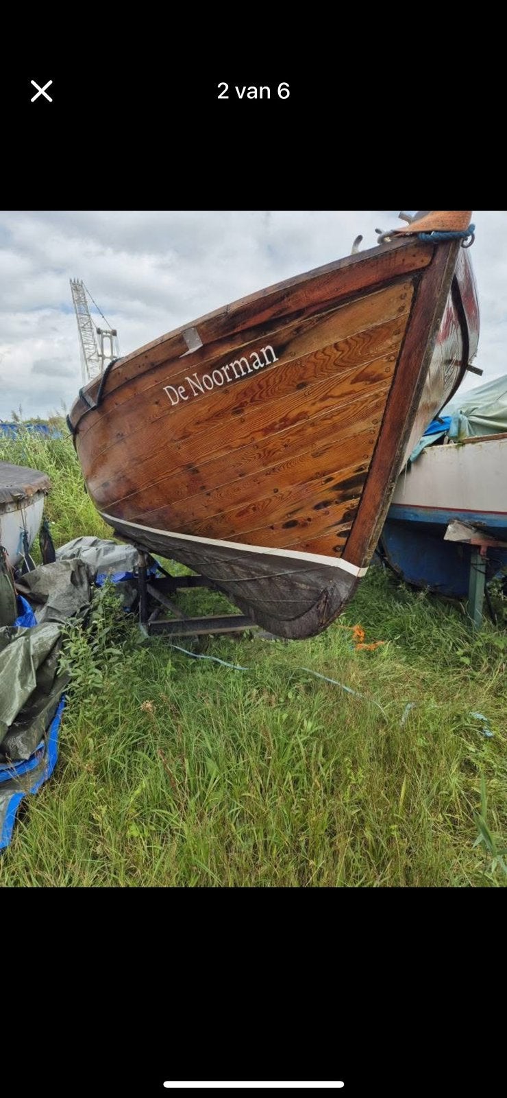 Opknapper houten sloep, Ophalen, Gebruikt, Motor en Techniek, Zeilboot of Motorboot