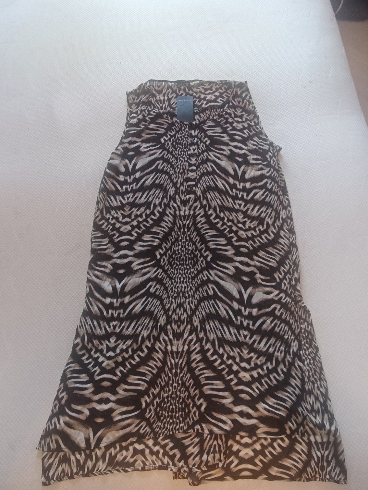 Nieuwe Norah jurk met zebraprint - Maat 48, Zwart, Maat 46/48 (XL) of groter, Nieuw, Ophalen of Verzenden
