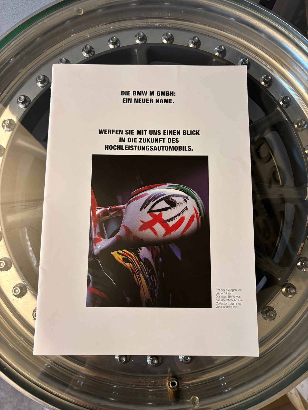 Brochure Die BMW M GMBH: Ein Neuer Name., Ophalen of Verzenden, Zo goed als nieuw, BMW