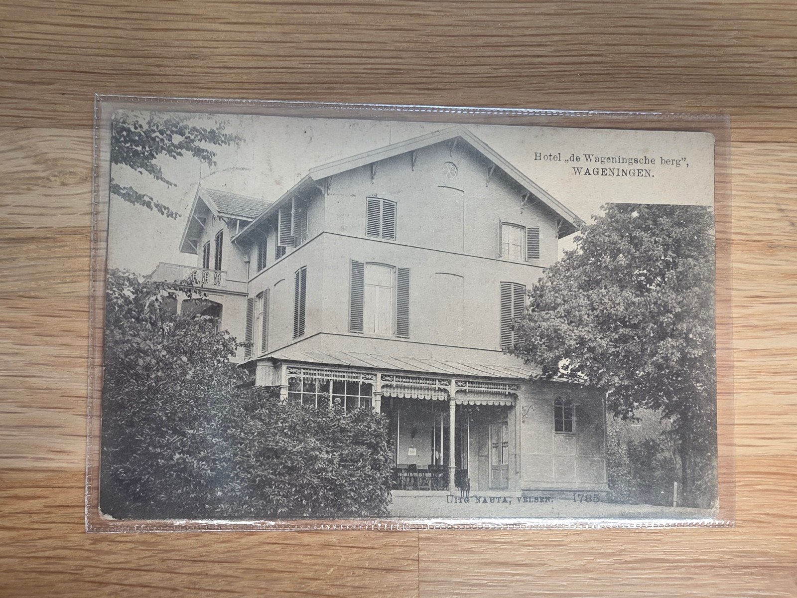 Oude briefkaart Hotel de Wageningsche Berg Wageningen, Ophalen of Verzenden