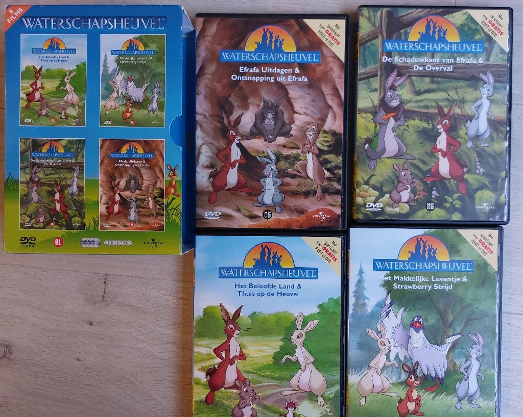 4DVDBOX Waterschapsheuvel (1999-2001) Compleet, Ophalen, Animatie, Alle leeftijden, Nederlands