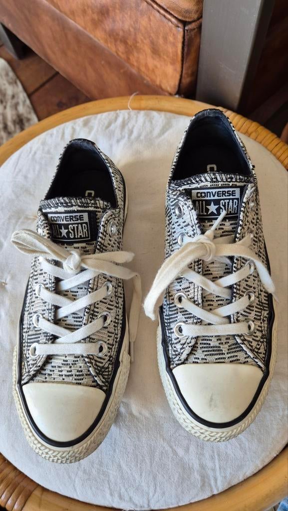 Zgan Converse all stars mt 36 zwart wit mt 36, Kleding | Dames, Schoenen, Converse all stars, Overige kleuren, Ophalen of Verzenden