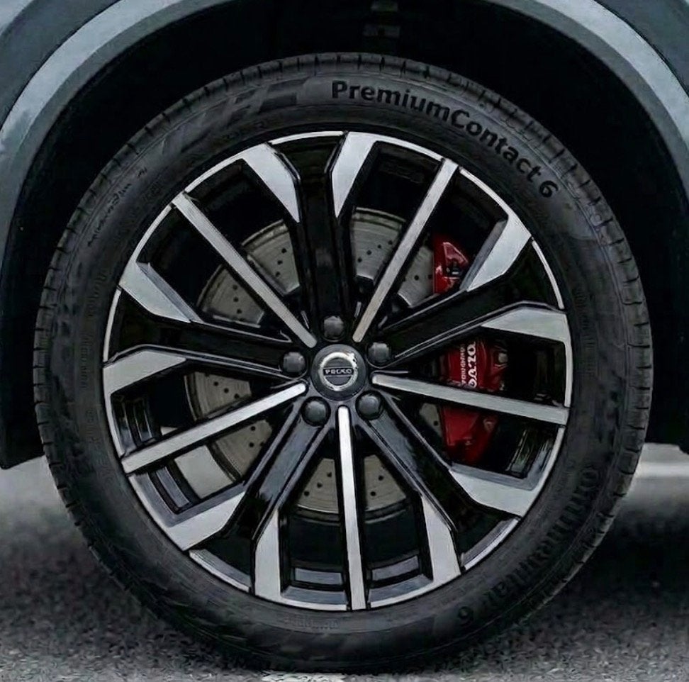 ✅ 21” Originele Volvo XC90 Velgen + Continental 275/40 R21, Ophalen, Gebruikt, 275 mm, Banden en Velgen