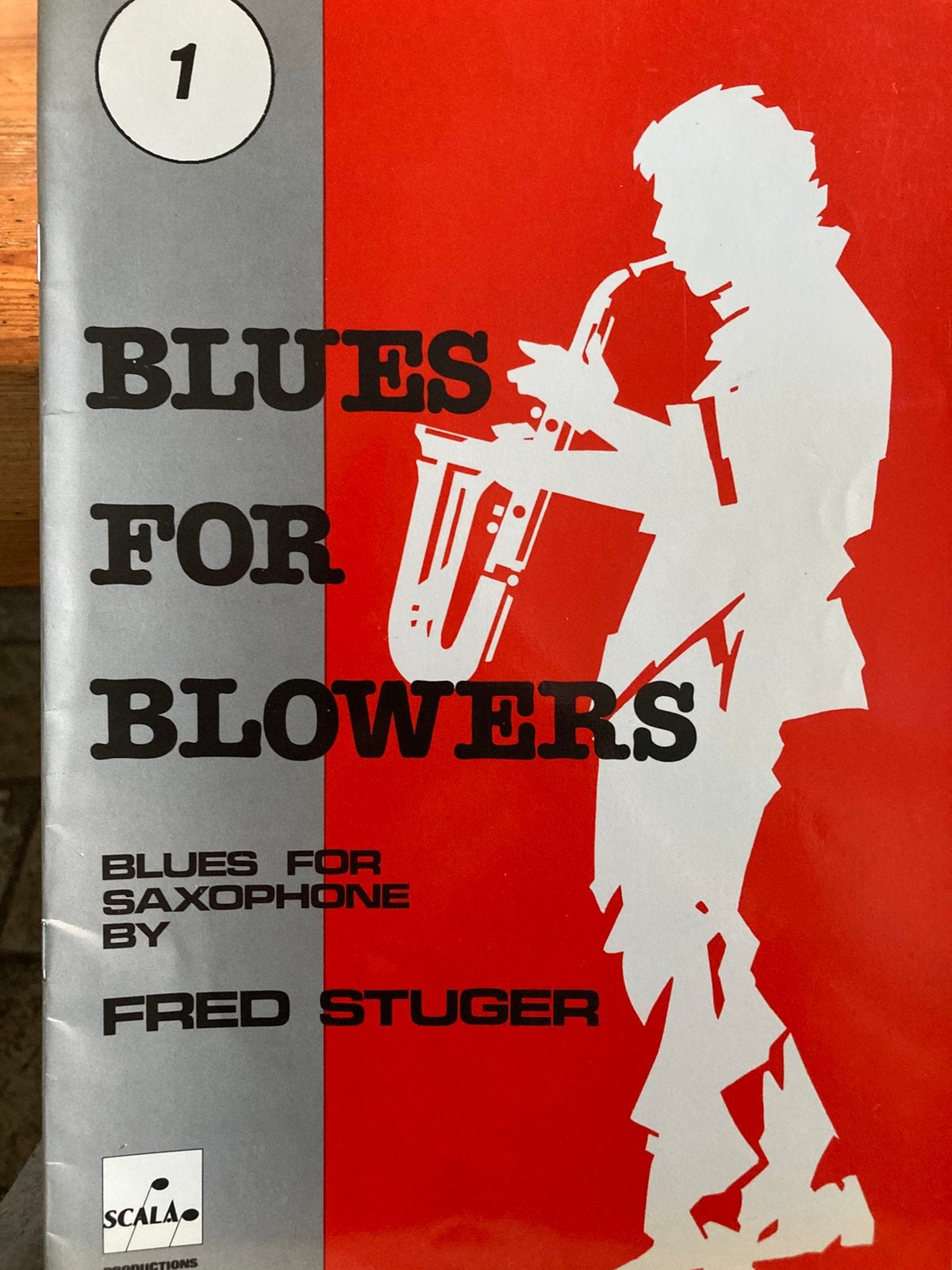 Blues for Blowers deel 1, Fred Stuger voor saxofoon solo, Gebruikt, Saxofoon, Overige soorten, Ophalen of Verzenden