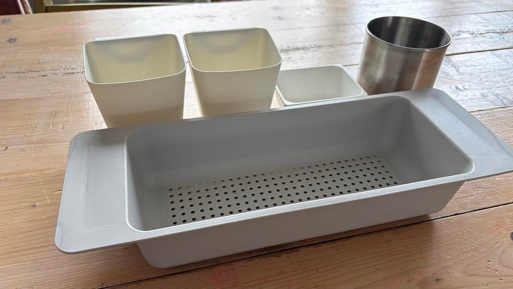 IKEA Variera afvalbakjes en houder - Keukenorganisatie, Huis en Inrichting, Keuken | Keukenbenodigdheden, Zo goed als nieuw, Ophalen of Verzenden