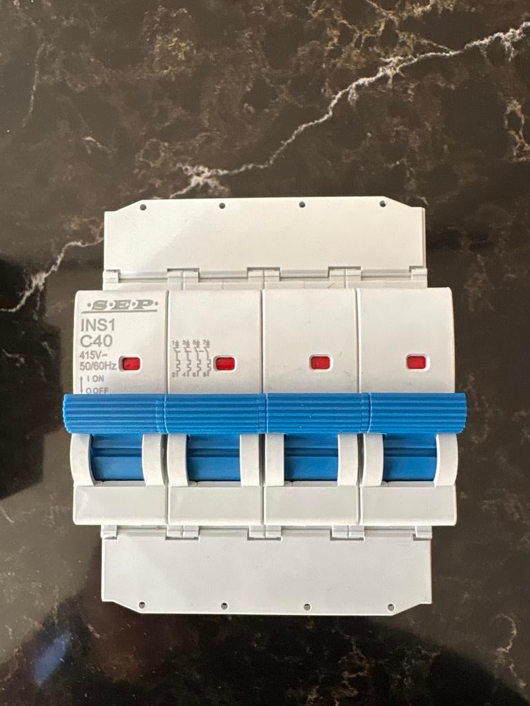 SEP C40 Automaat - 415V 50/60Hz Stroomonderbreker, Ophalen of Verzenden, Zo goed als nieuw, Schakelaar