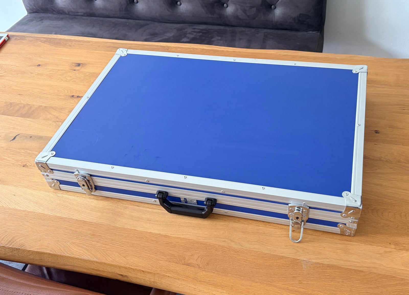 Blauwe DFB Flightcase 780x510x110mm, Ophalen, Zo goed als nieuw, Overige instrumenten, Flightcase