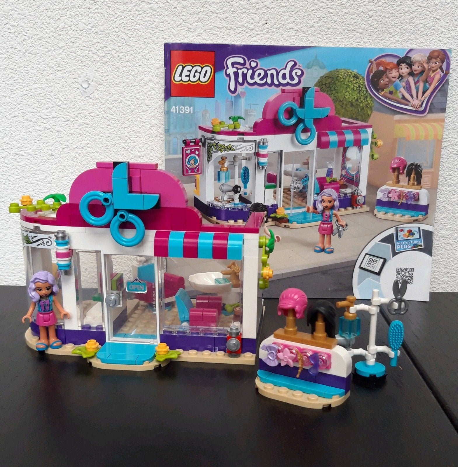 Lego Friends 41391 Heartlake Kapsalon, Lego, Friends, Ophalen of Verzenden, Zo goed als nieuw