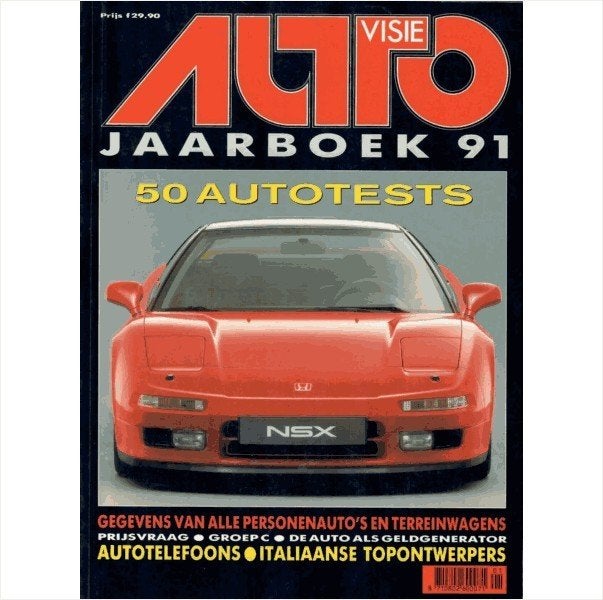 Autovisie Jaarboek 1991 #1 Nederlands, Ophalen of Verzenden, Gelezen, Algemeen