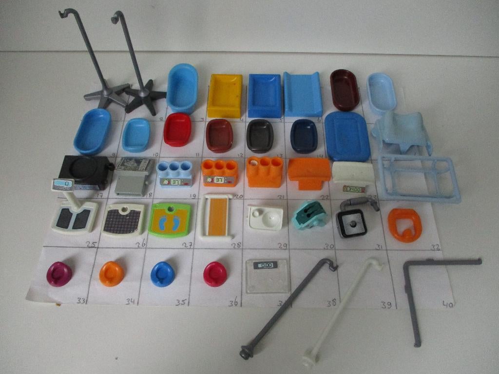 playmobil onderdelen ziekenhuis 1, Ophalen of Verzenden, Zo goed als nieuw, Los playmobil