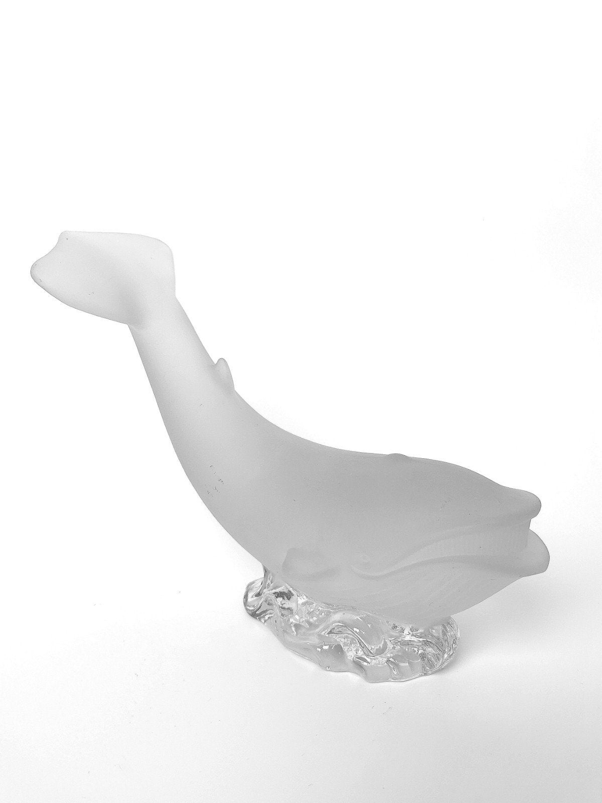 Sculptuur walvis van glas / kristal merk Goebel Mid Century, Verzenden