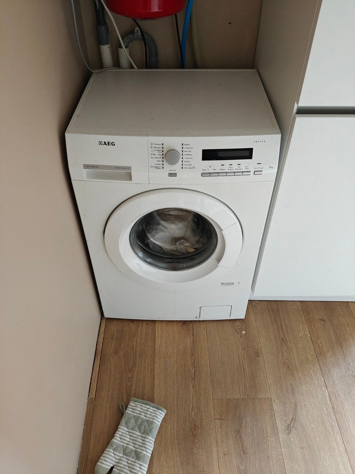 Wasmachine AEG, Witgoed en Apparatuur, Wasmachines, Ophalen of Verzenden, Gebruikt, 1200 tot 1600 toeren, 85 tot 90 cm