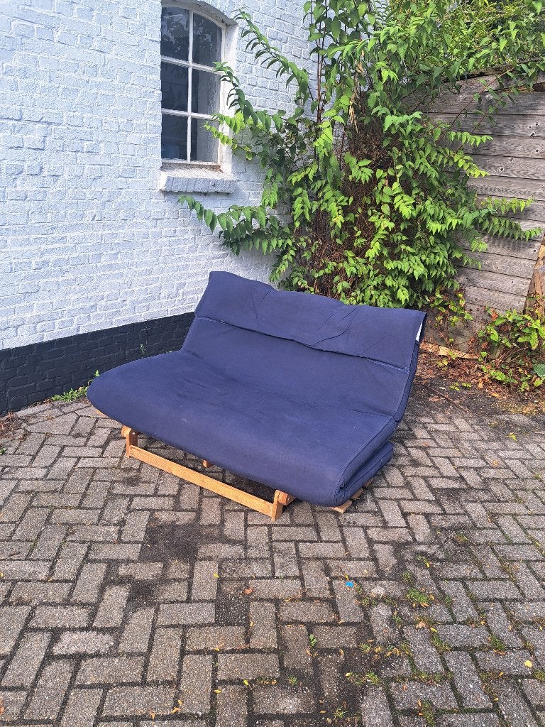 Slaapbank Karup Design, Ophalen, Gebruikt, Blauw, Tweepersoons