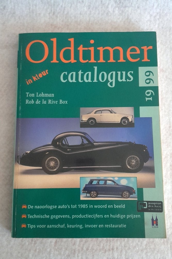 Oldtimer catalogus 1999, kleur, T. Lohman, R. de la Rive Box, Algemeen, Ophalen of Verzenden, Zo goed als nieuw, Lohman / De La Rive Box