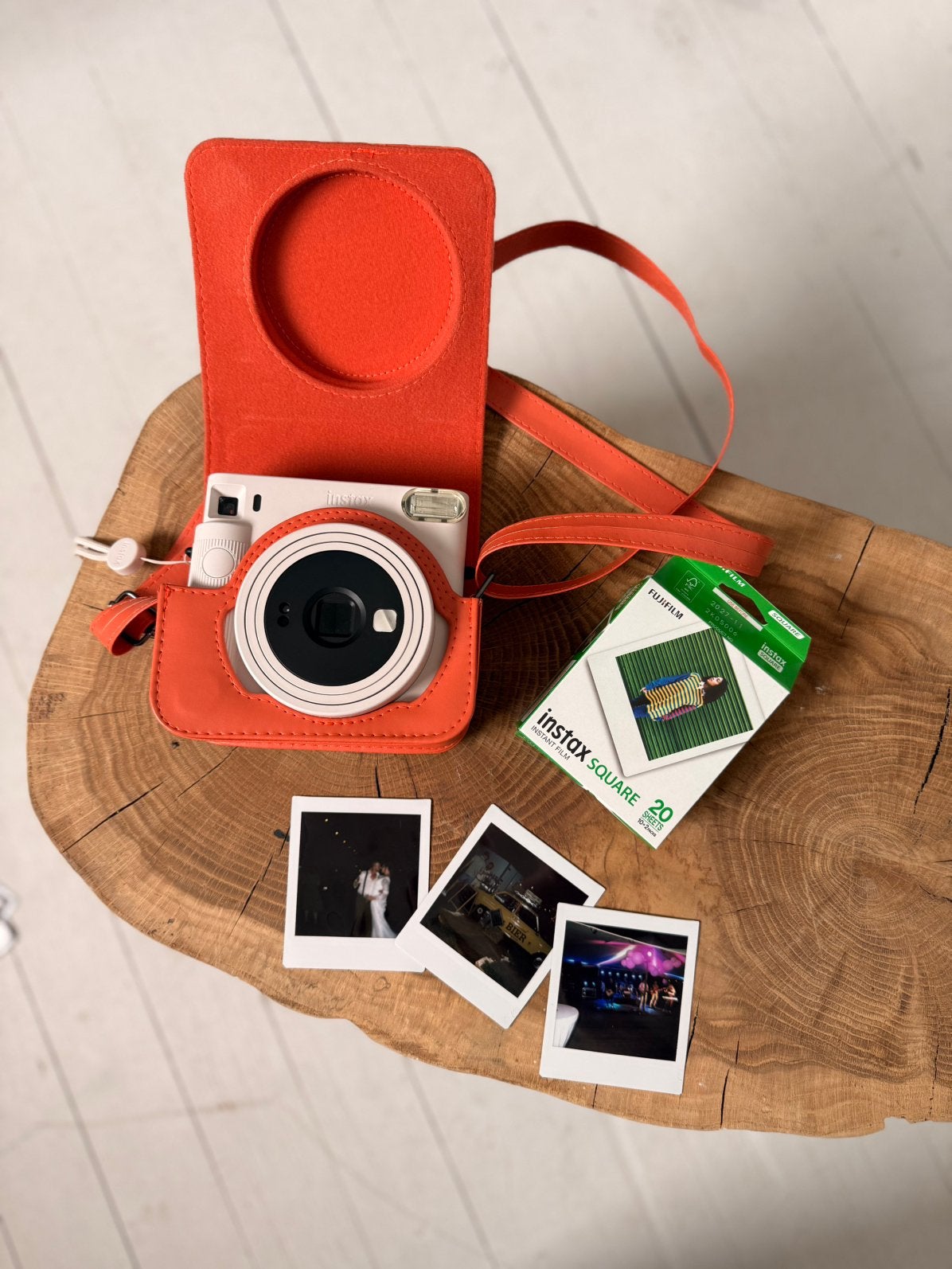 (complete) Fujifilm Instax Square !, Audio, Tv en Foto, Fotocamera's Analoog, Ophalen of Verzenden, Zo goed als nieuw, Polaroid