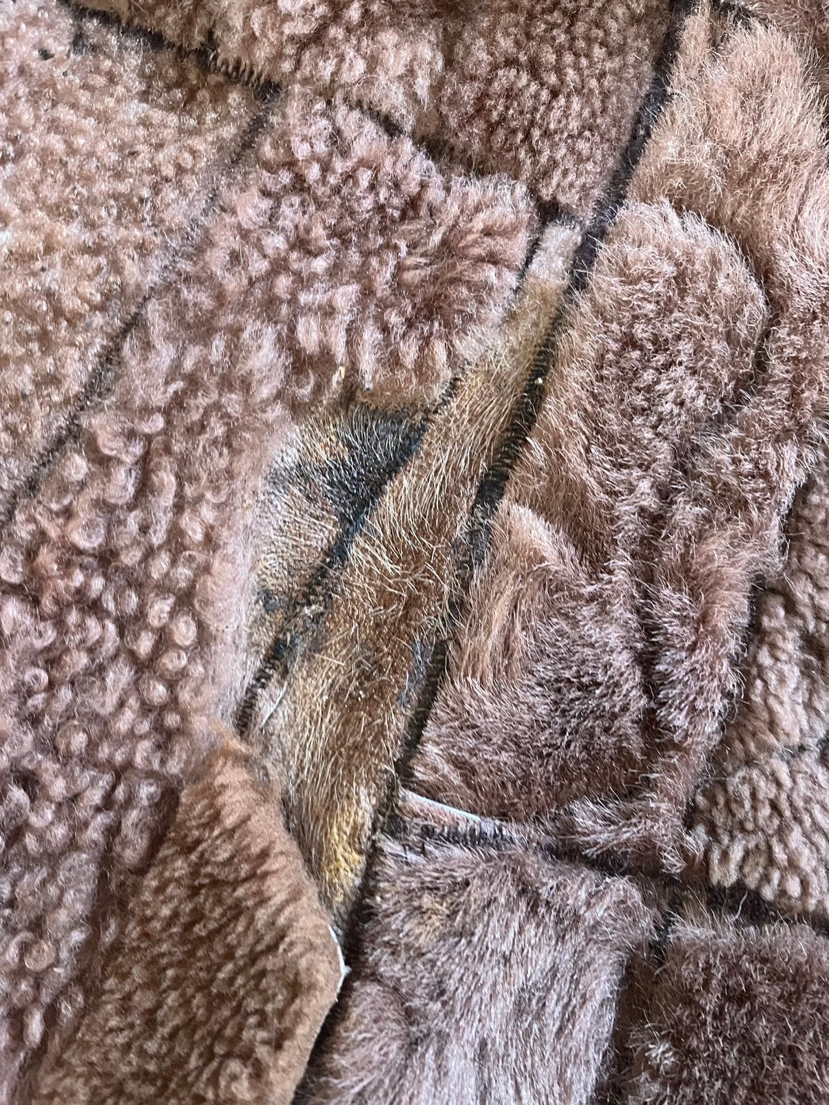 Vintage Afghaanse jas jaren 60 stijl, Ophalen of Verzenden, Gedragen, Beige