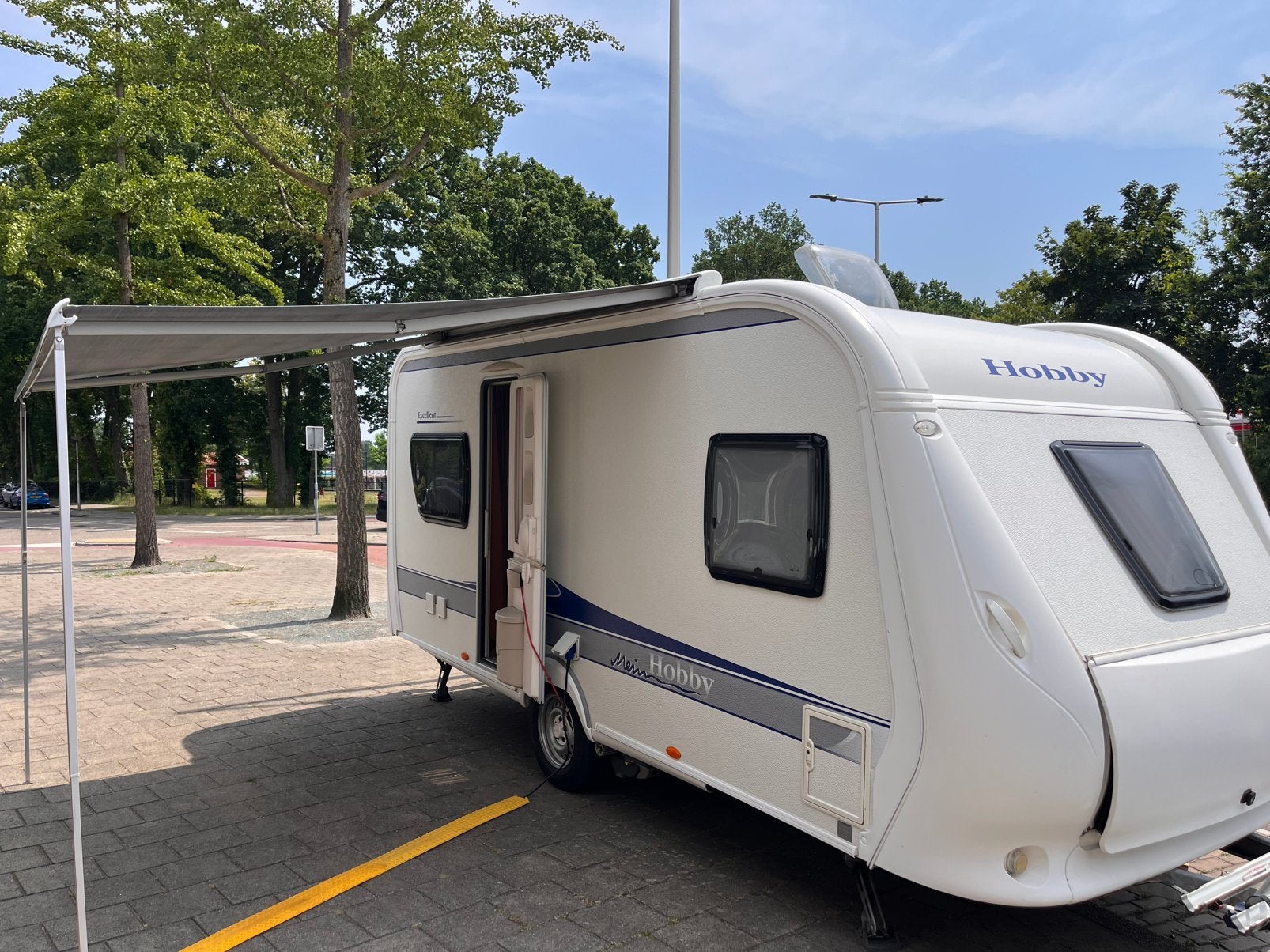 Te koop Hobby caravan, Caravans en Kamperen, Rondzit, Hobby, Frans bed, Particulier