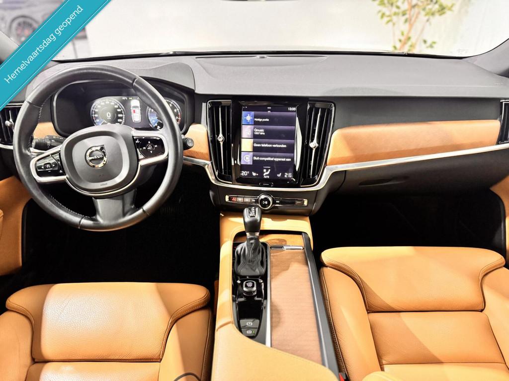Volvo V90 2.0 T5 90th Anniversary Edition|KEYLESS|CAMERA, Automaat, Euro 6, 4 cilinders, Zwart