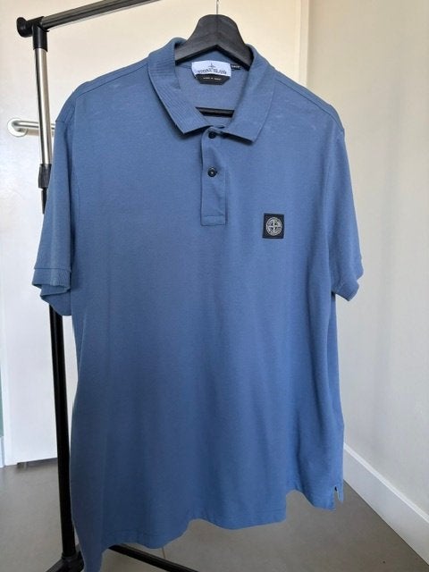Stone Island polo blauw XXL - Goede staat, Kleding | Heren, Blauw, Overige maten, Ophalen of Verzenden, Stone Island