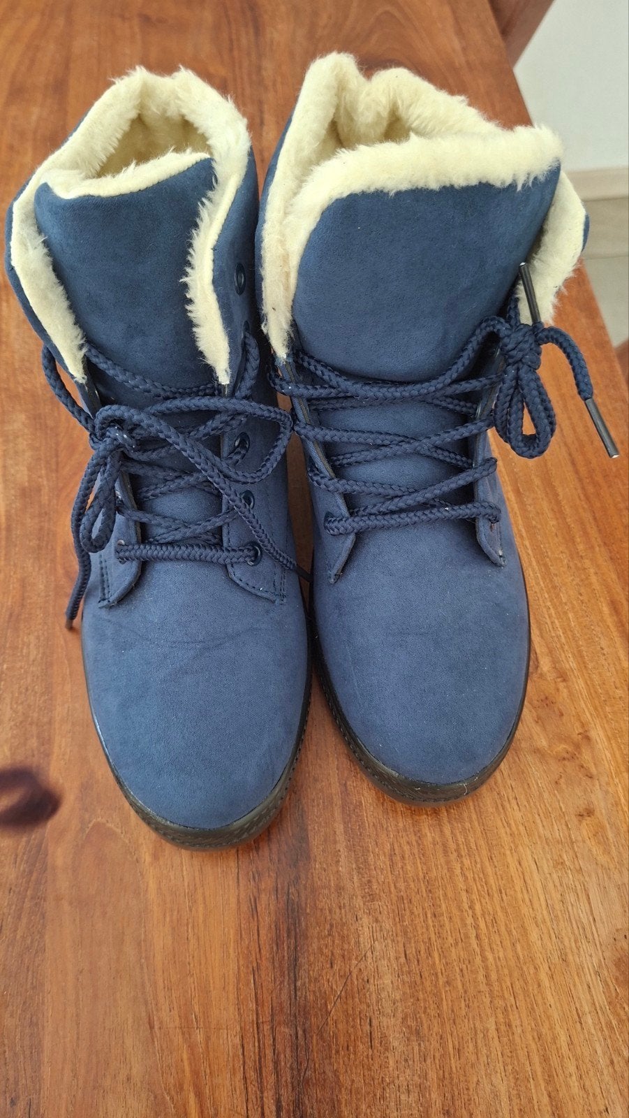 Splinternieuwe warme winterlaarzen, bont gevoerd, maat 38, SQL, Blauw, Lage of Enkellaarzen, Nieuw