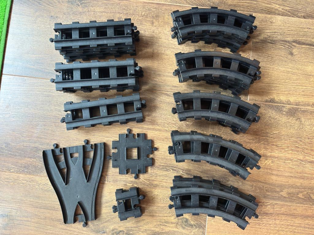 LEGO Duplo treinrails zwart, Kinderen en Baby's, Speelgoed | Duplo en Lego, Ophalen of Verzenden, Duplo