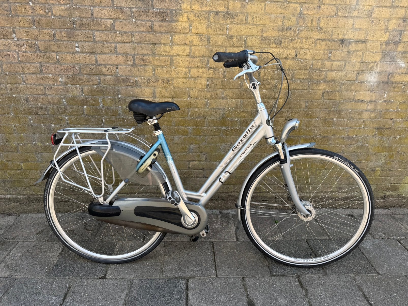 Nette gazelle charmonix plus dames-schoolfiets d49 7 v, Ophalen, Trommelrem, 26 inch of meer, Versnellingen