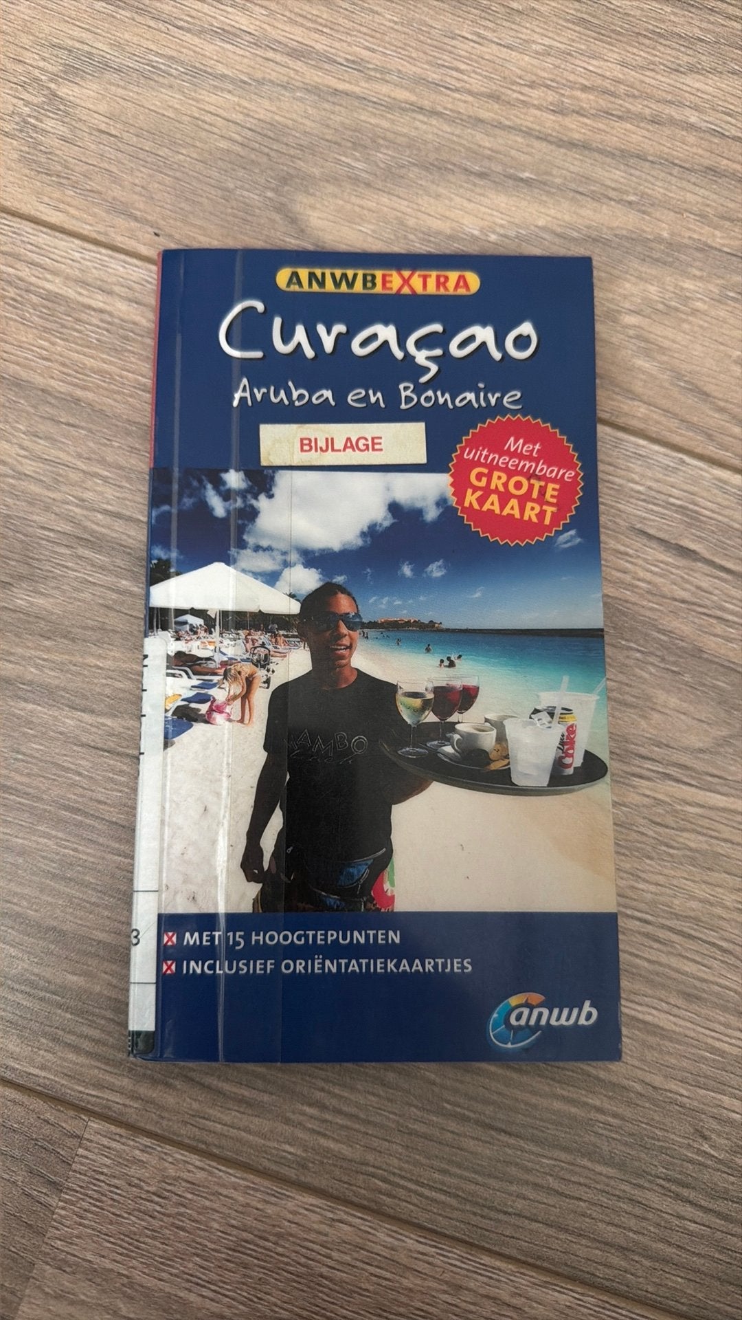 ANWB Reisgids Curacao, Aruba en Bonaire, Europa, Ophalen of Verzenden, Zo goed als nieuw, Reisgids of -boek