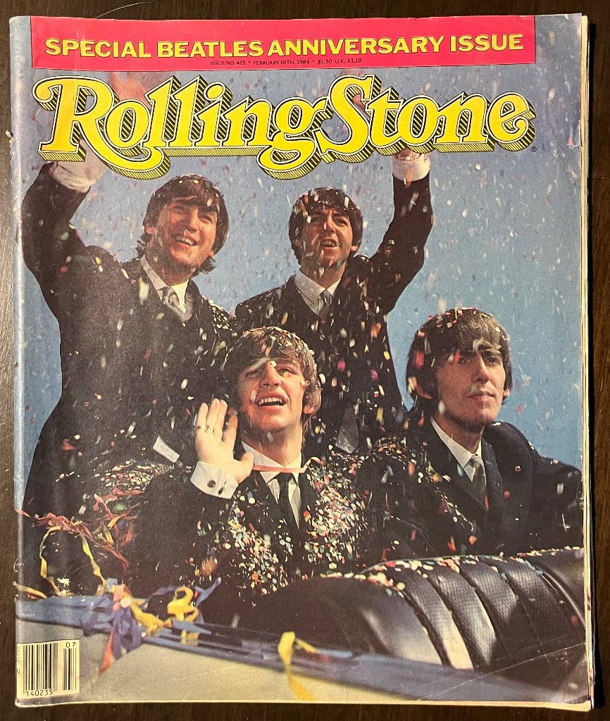 ROLLING STONE NR.415 1984 MUZIEKBLAD BEATLES SPECIAL, Boeken, Verzenden, Gelezen, Artiest