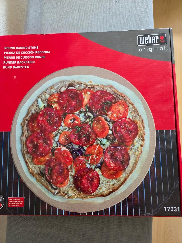Nieuwe Weber pizzasteen, Tuin en Terras, Ophalen, Nieuw, Weber