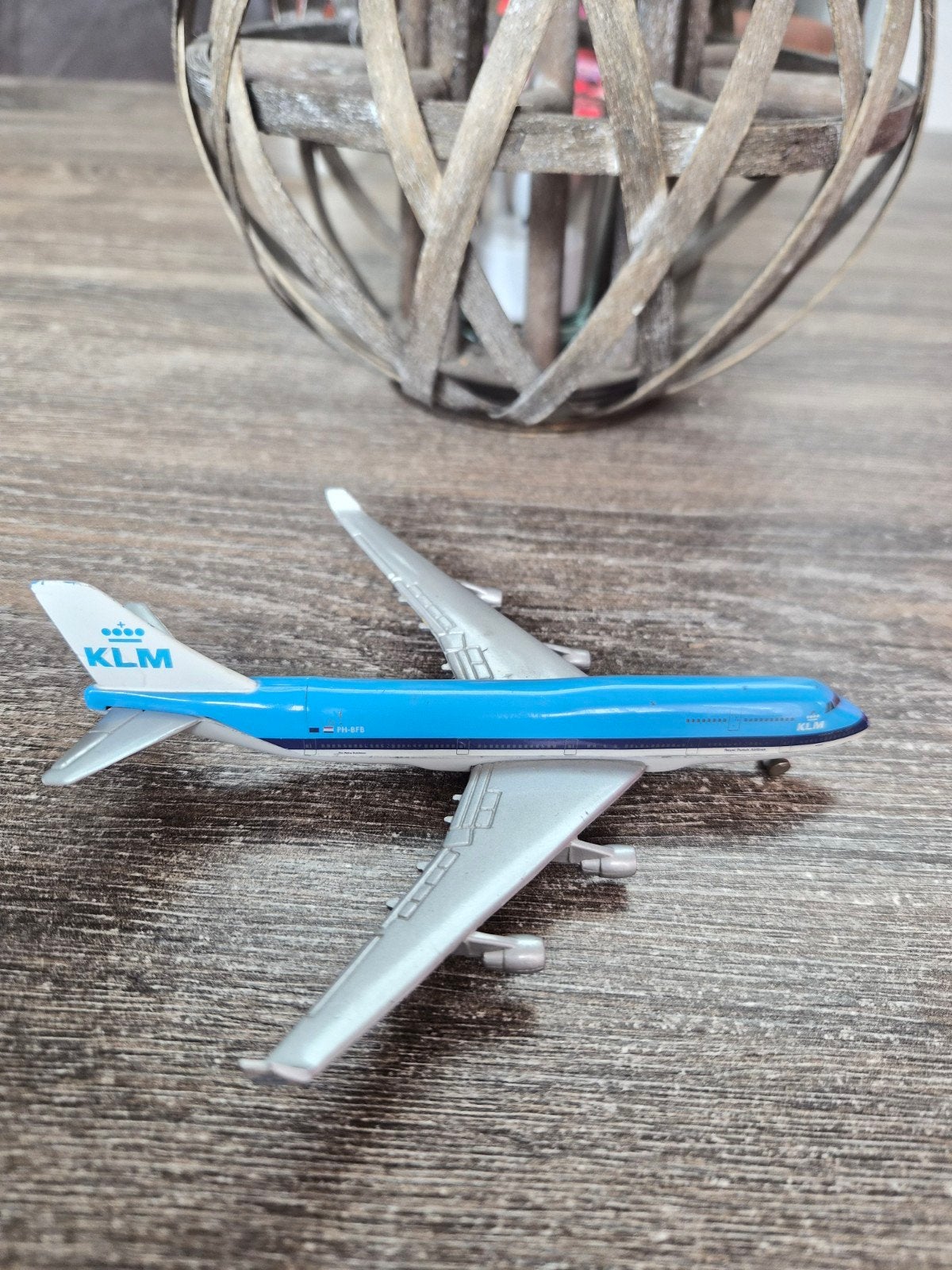 Schuco KLM Boeing 747 Vliegtuigmodel - Gebruikt, Ophalen of Verzenden