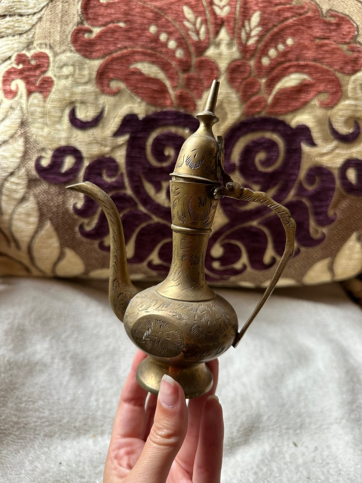 Vintage messing aftaba (Arabische waterkan), Ophalen of Verzenden
