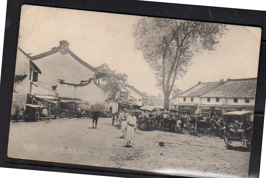 Netherlands Indies  1900 M Bandoeng (ni3-2), Ophalen of Verzenden, Voor 1920, Buiten Europa