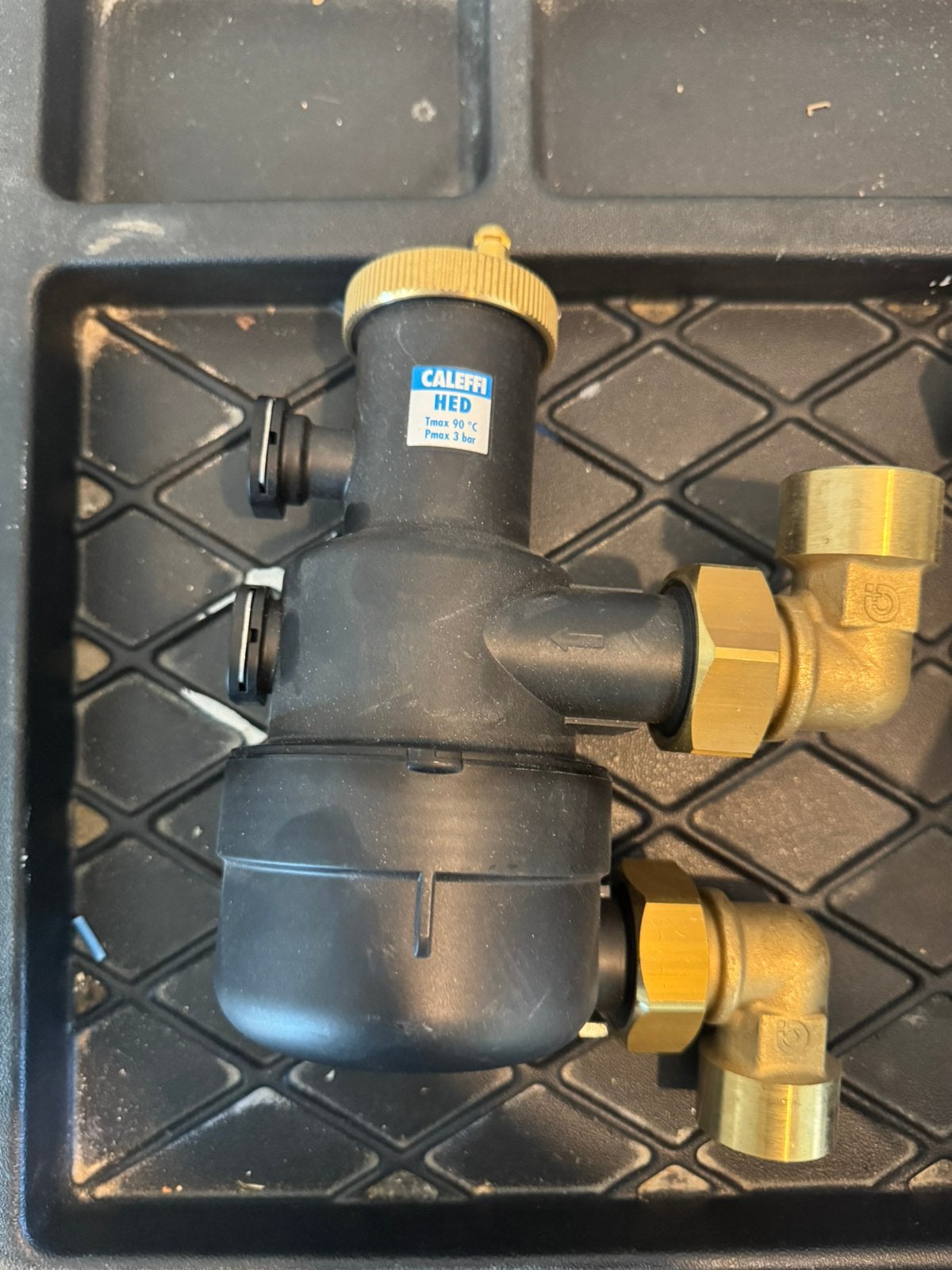 Caleffi HED luchtafscheider, Minder dan 20 liter, Boiler, Ophalen of Verzenden, Minder dan 3 jaar oud
