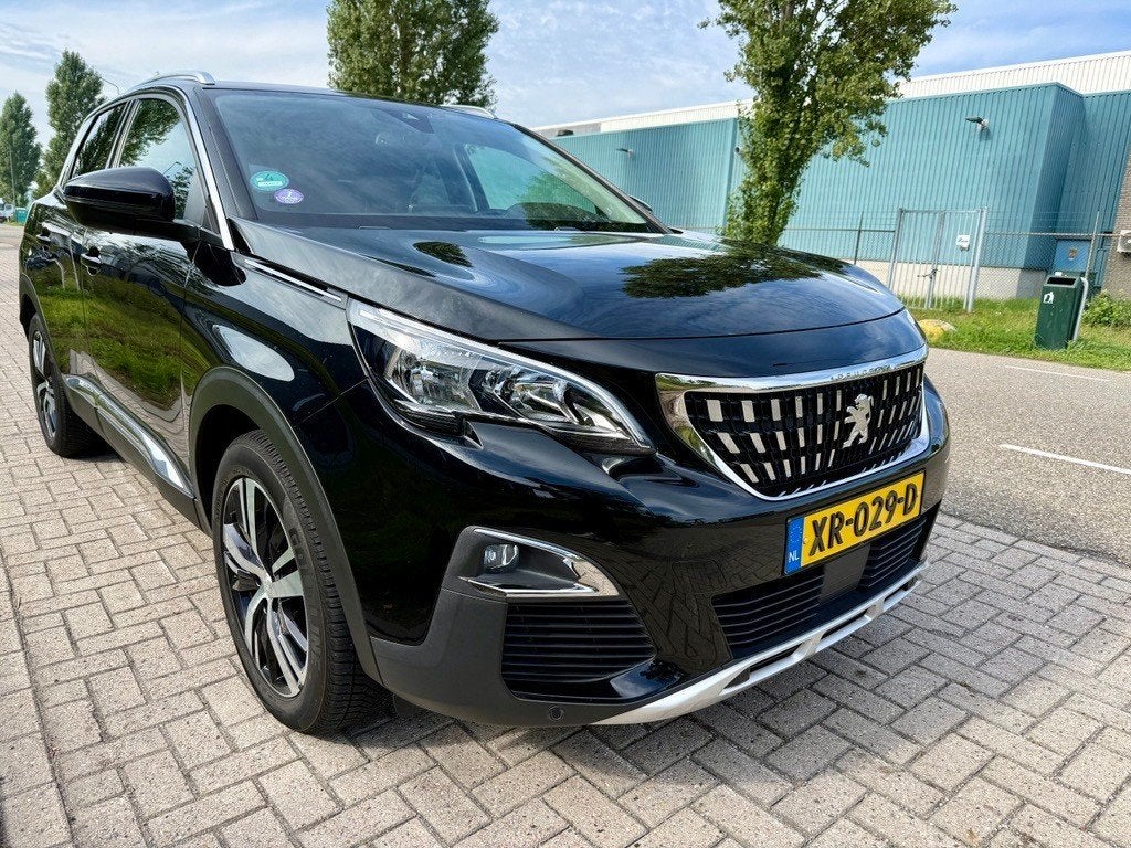 Peugeot 3008 1.2 Puretech 130pk S&S EAT AUTOMAAT 2019 Zwart, 1199 cc, Leder en Stof, Zwart, Sound system